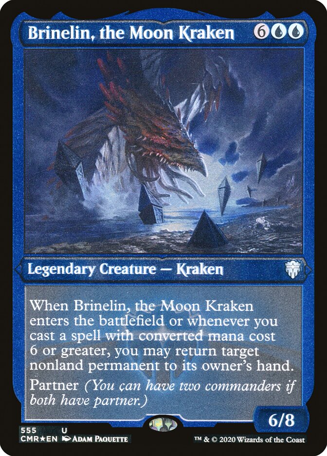 Brinelin, the Moon Kraken - Etched Foil