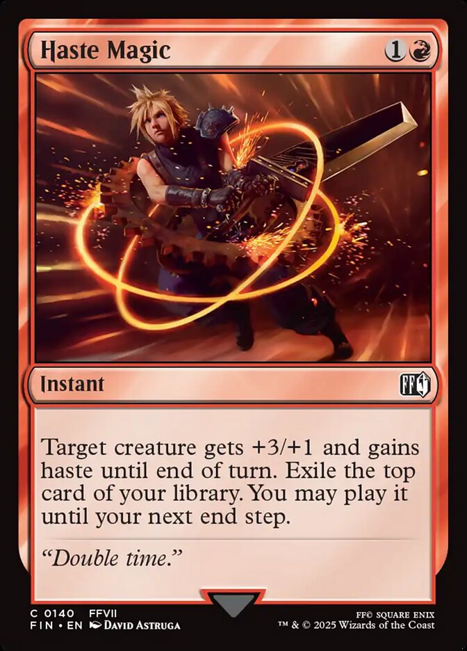 Haste Magic, Final fantasy Card Art