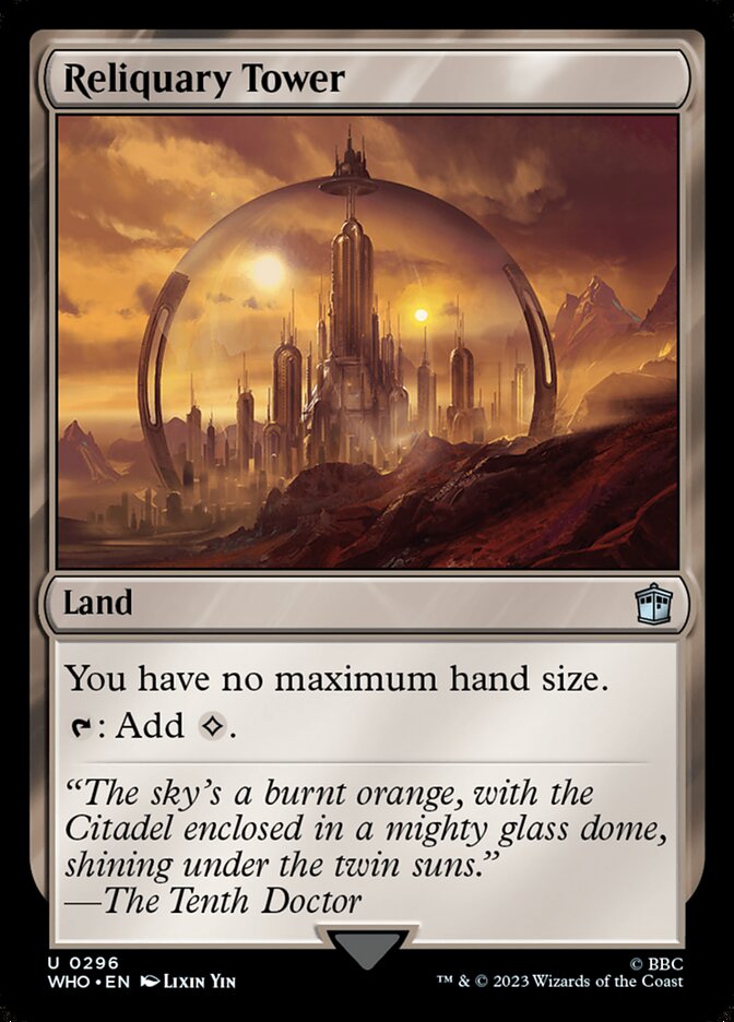 Reliquary Tower, Doctor who Card Art