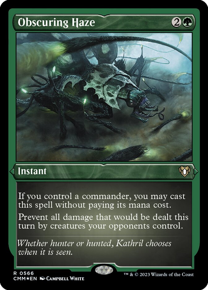 Obscuring Haze, Commander Masters Card Art