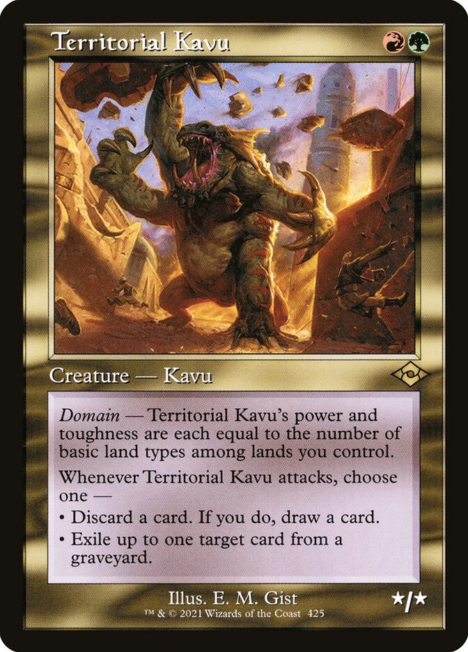 Territorial Kavu, Modern horizons 2 Card Art