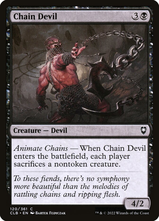 Chain Devil, Commander Legends: Battle For Baldur'S Gate Card Art