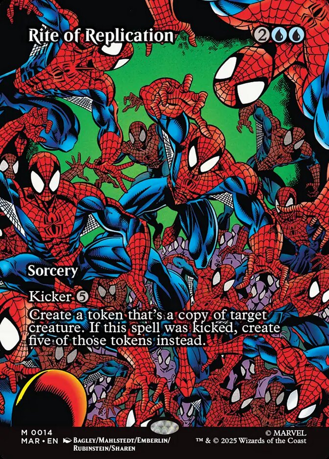 Rite of Replication, Marvel Universe Card Art