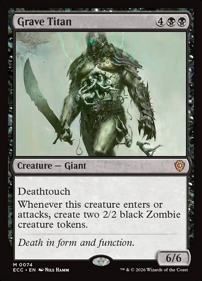 Grave Titan, Lorwyn Eclipsed Commander Card Art