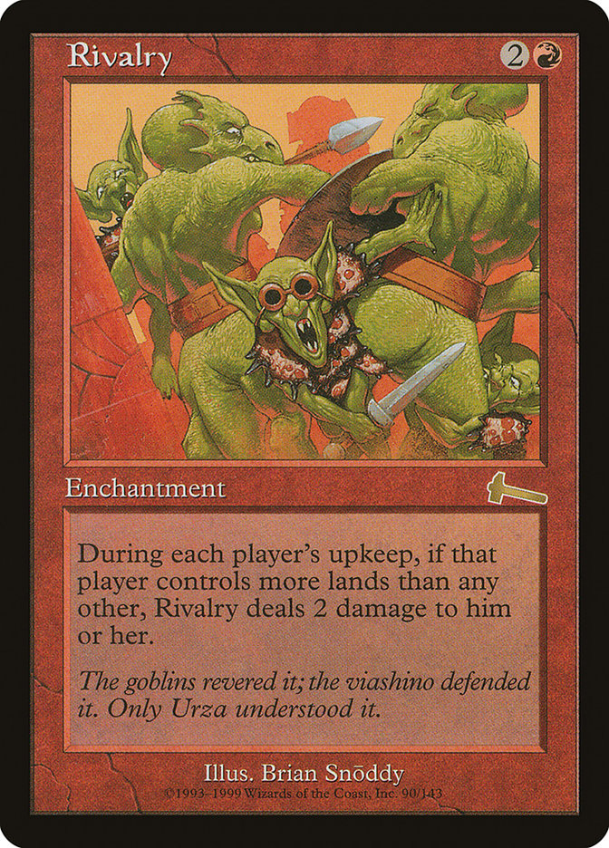 Rivalry, Urza's legacy Card Art
