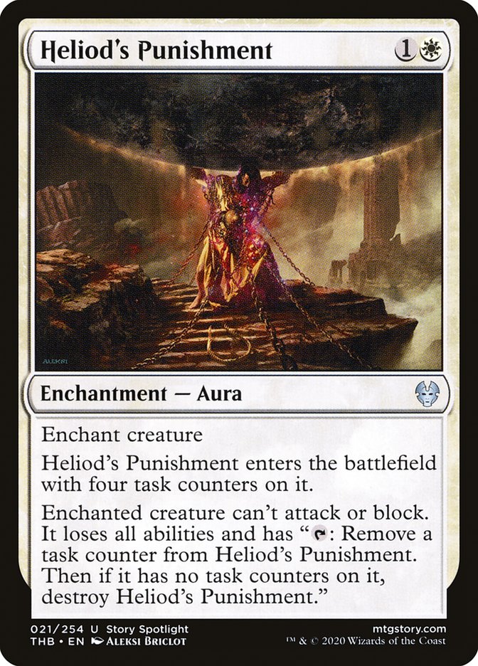 Heliod's Punishment, Theros beyond death Card Art