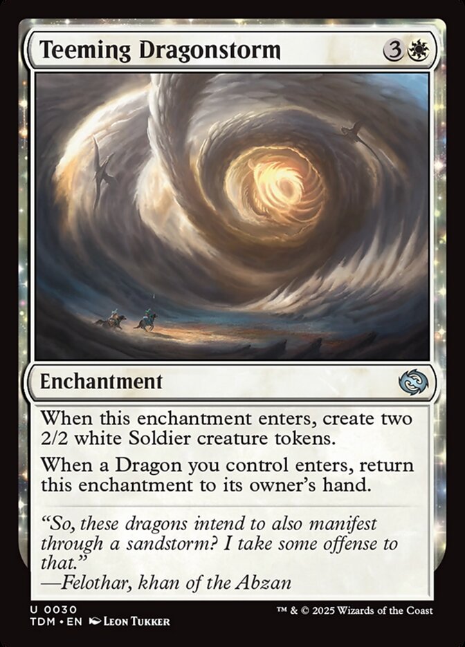 Teeming Dragonstorm, Tarkir: dragonstorm Card Art