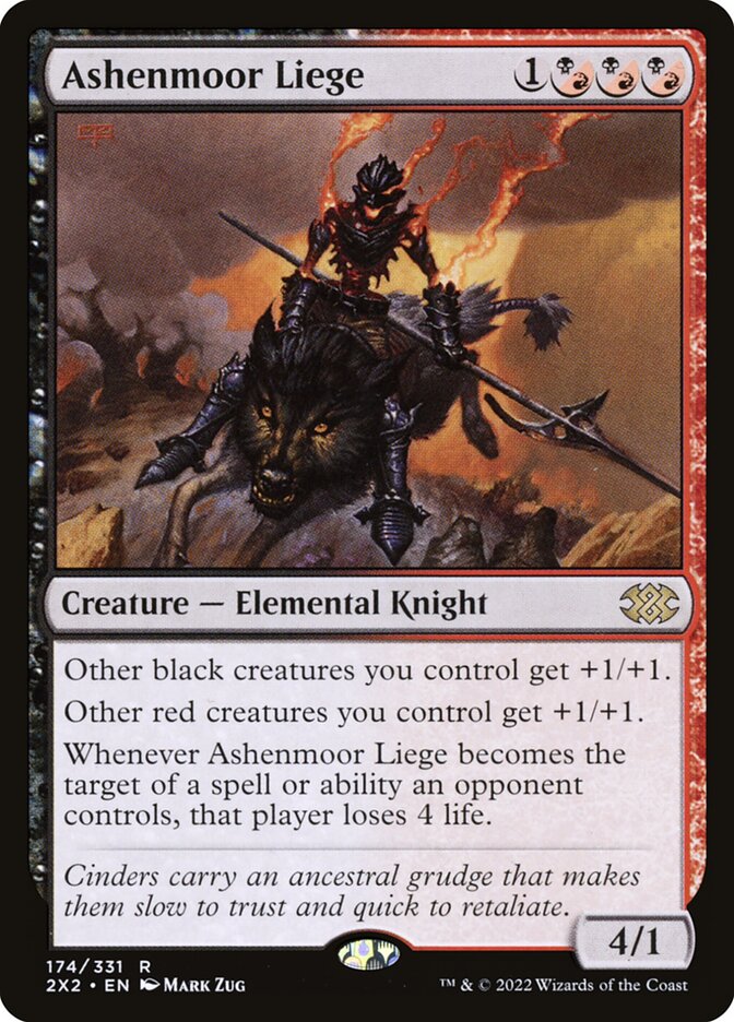 Ashenmoor Liege, Double Masters 2022 Card Art