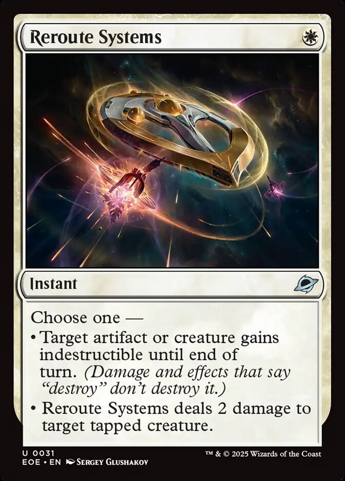 Reroute Systems, Edge of eternities Card Art