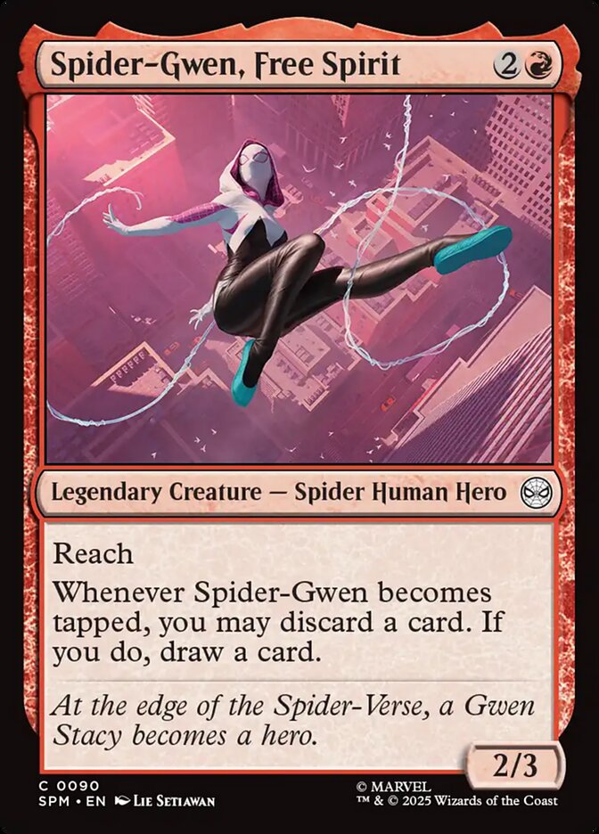 Spider-Gwen, Free Spirit, Marvel'S Spider-Man Card Art