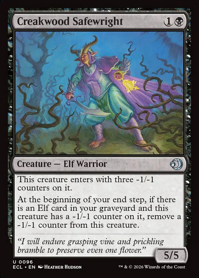 Creakwood Safewright, Lorwyn Eclipsed Card Art