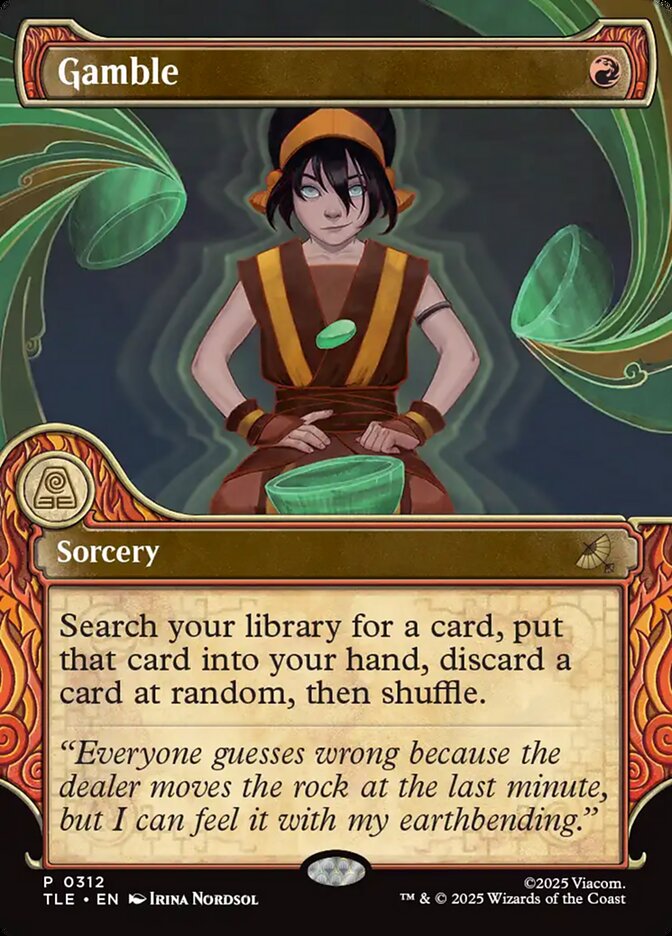 Gamble, Avatar: The Last Airbender Eternal Card Art