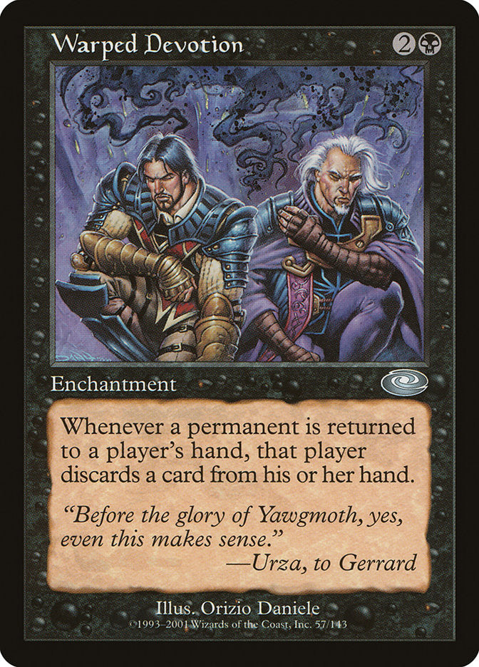 Warped Devotion, Planeshift Card Art