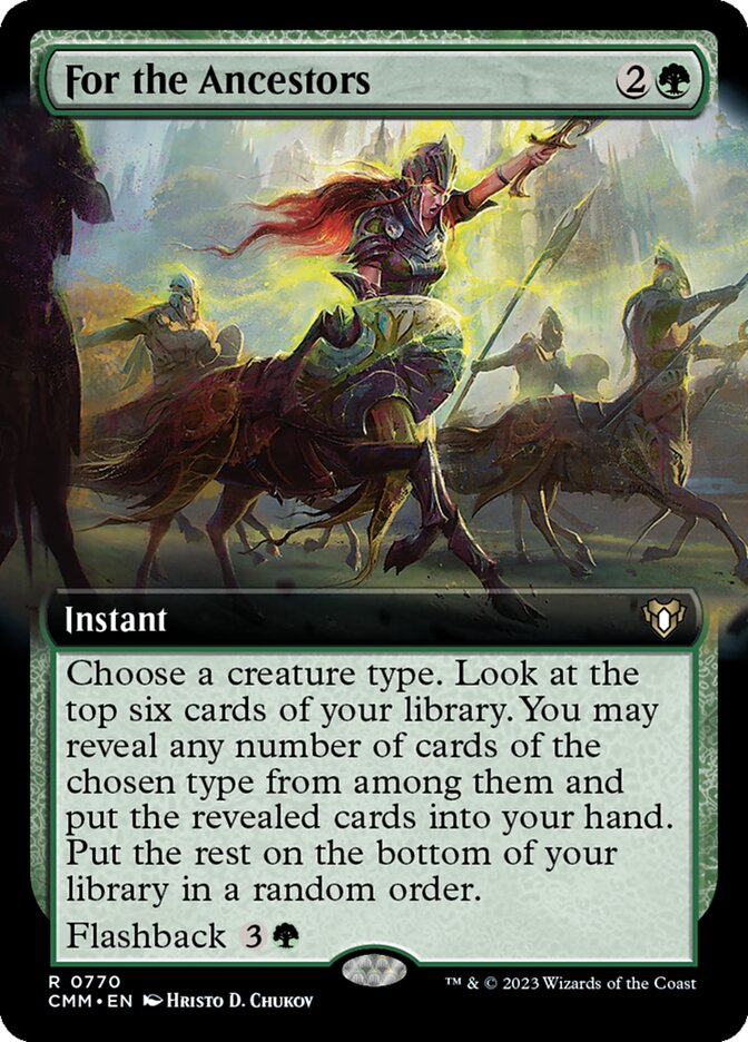 For the Ancestors, Commander Masters Card Art