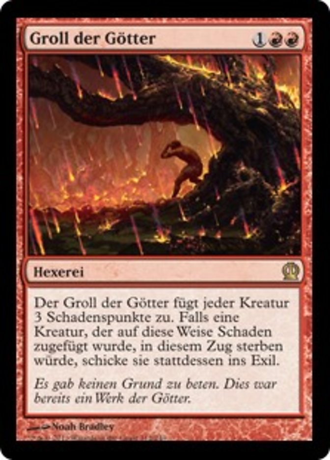Anger of the Gods, Theros Card Art