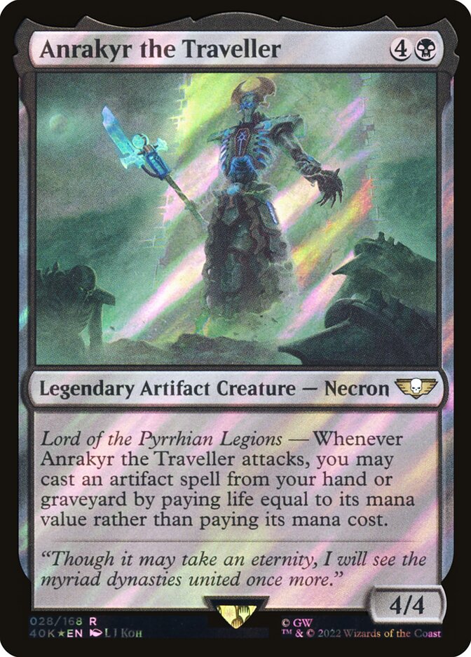 Anrakyr the Traveller, Warhammer 40,000 Commander Card Art