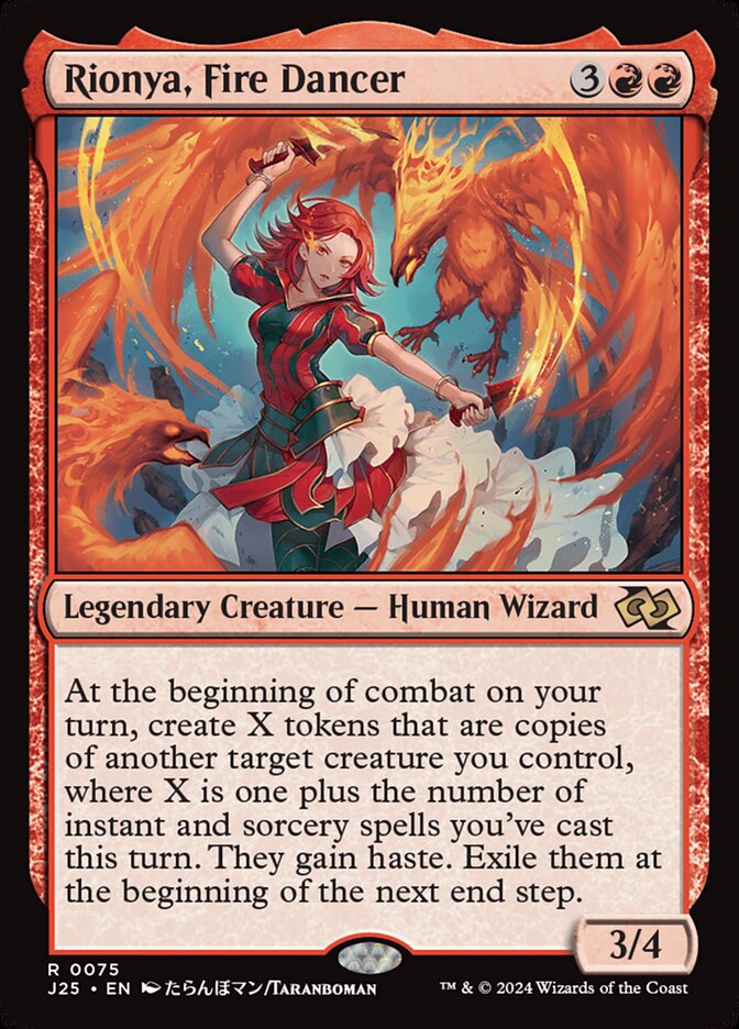 Rionya, Fire Dancer, Foundations Jumpstart Card Art