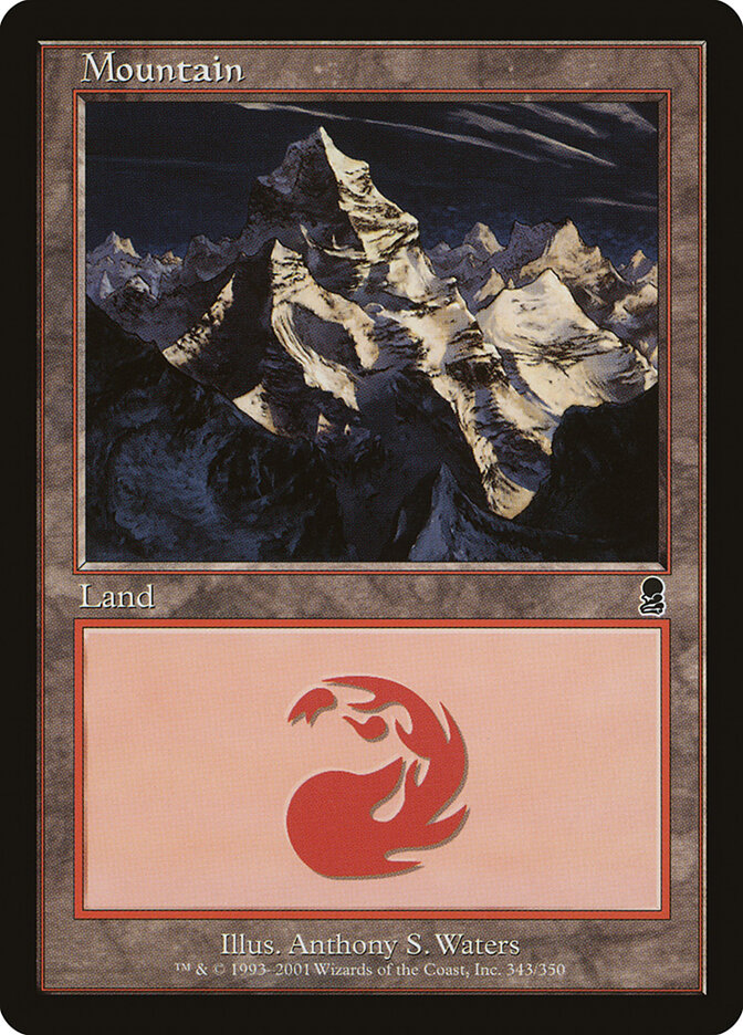 Mountain, Odyssey Card Art