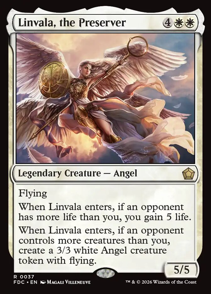 Linvala, the Preserver, Foundations Commander Card Art