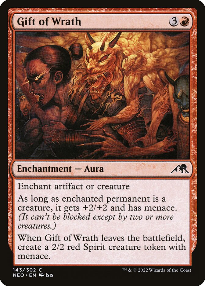 Gift of Wrath, Kamigawa: neon dynasty Card Art
