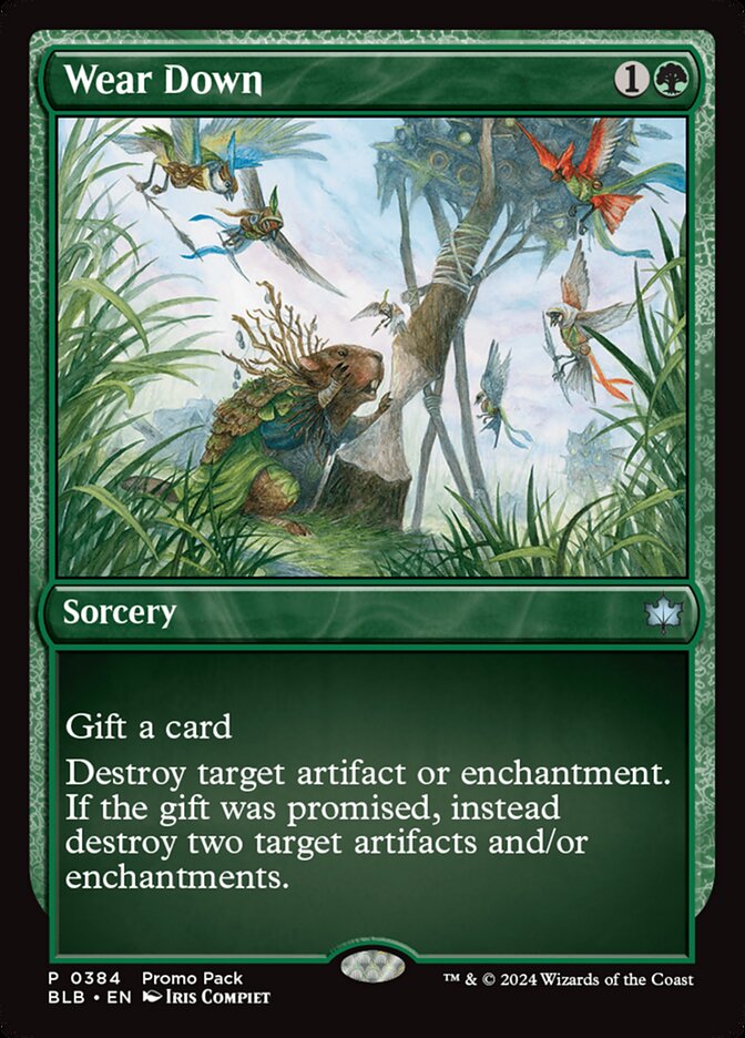 Wear Down, Bloomburrow Card Art
