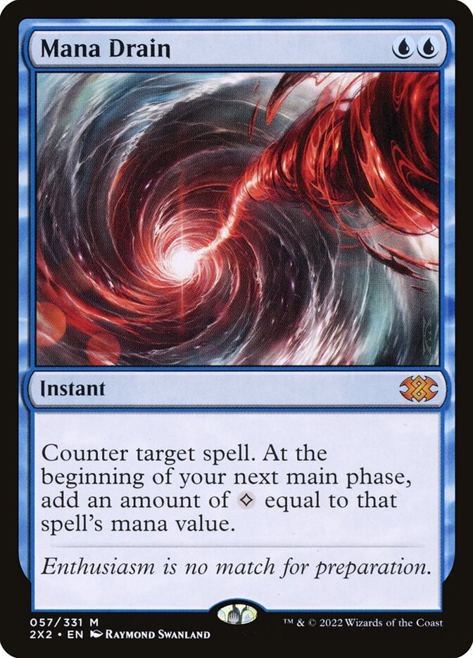 Mana Drain, Double masters 2022 Card Art
