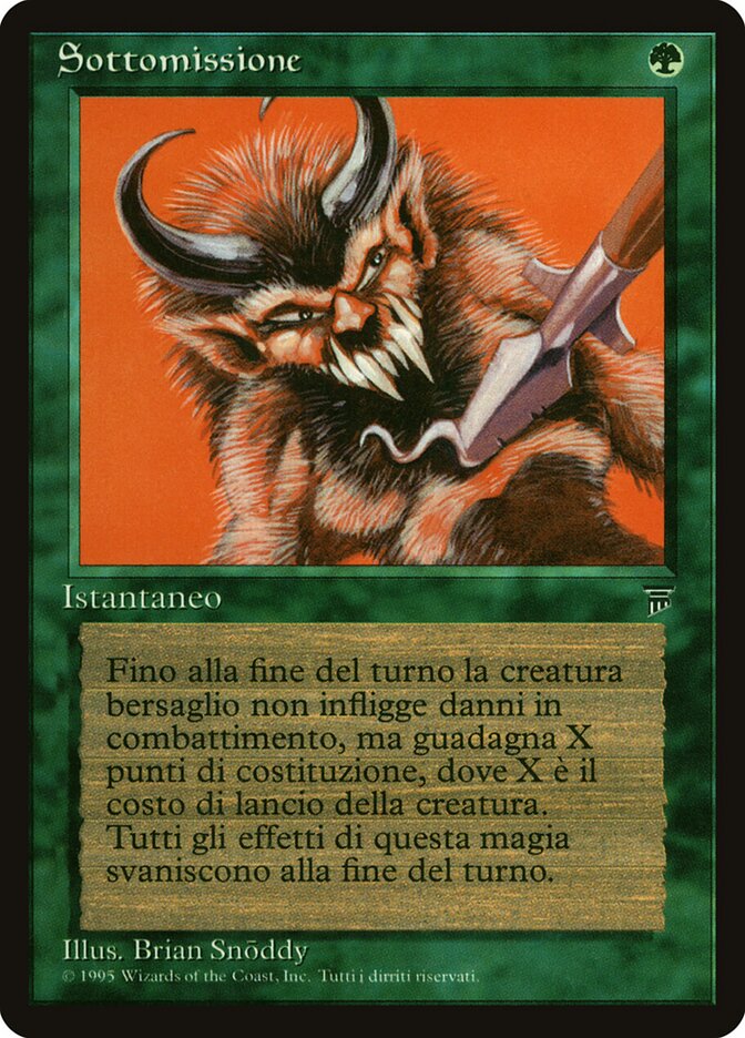 Subdue, Legends Card Art
