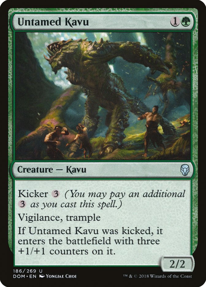 Untamed Kavu, Dominaria Card Art