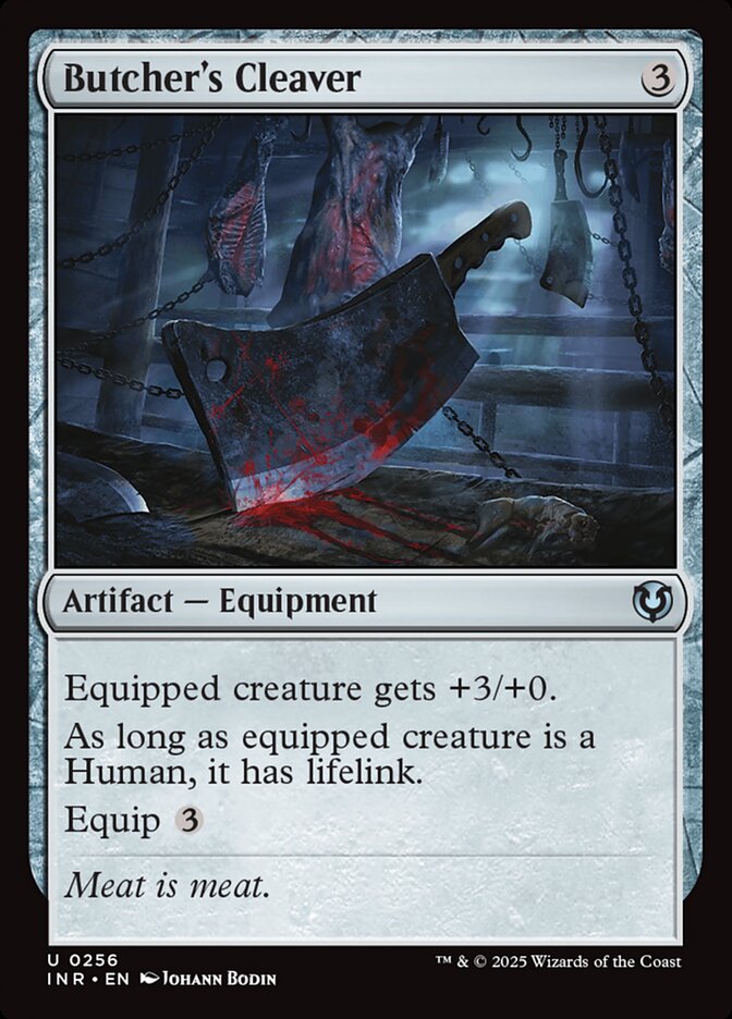Butcher's Cleaver, Innistrad remastered Card Art