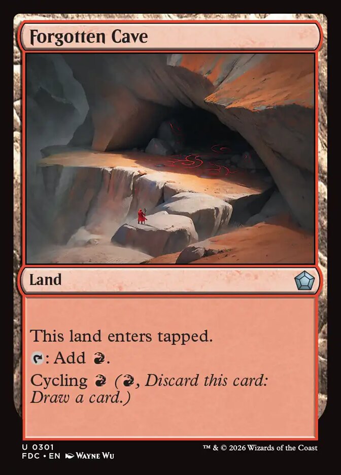 Forgotten Cave, Foundations Commander Card Art