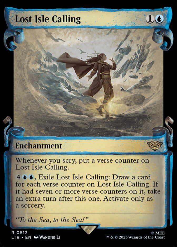 Lost Isle Calling, The Lord Of The Rings: Tales Of Middle-Earth Card Art