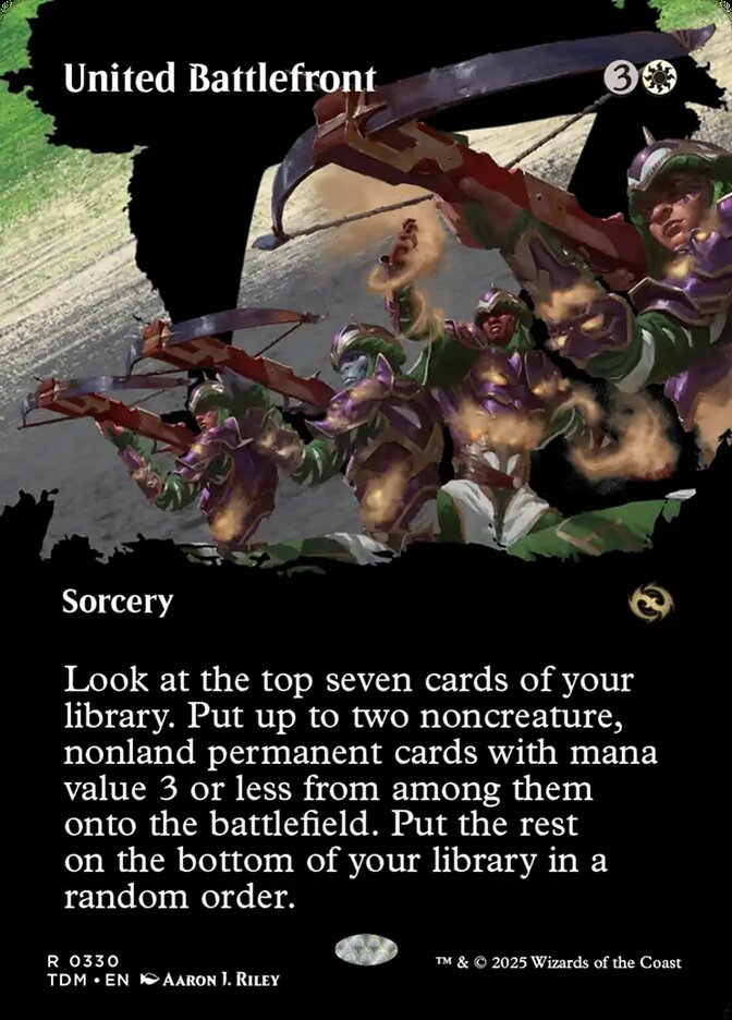 United Battlefront, Tarkir: dragonstorm Card Art