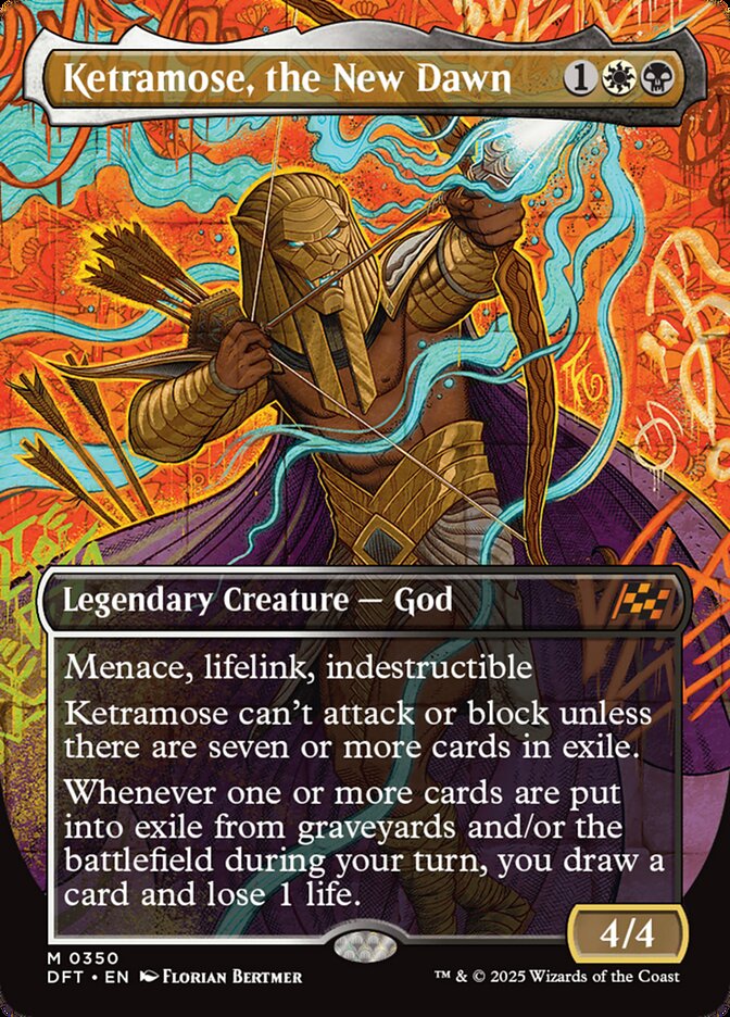 Ketramose, the New Dawn, Aetherdrift Card Art
