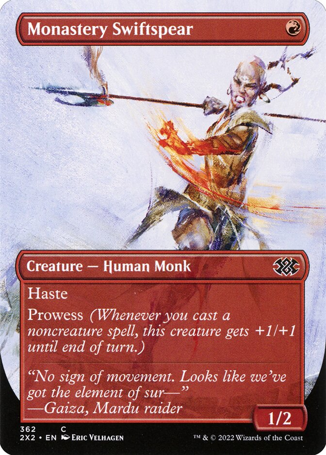 Monastery Swiftspear, Double Masters 2022 Card Art