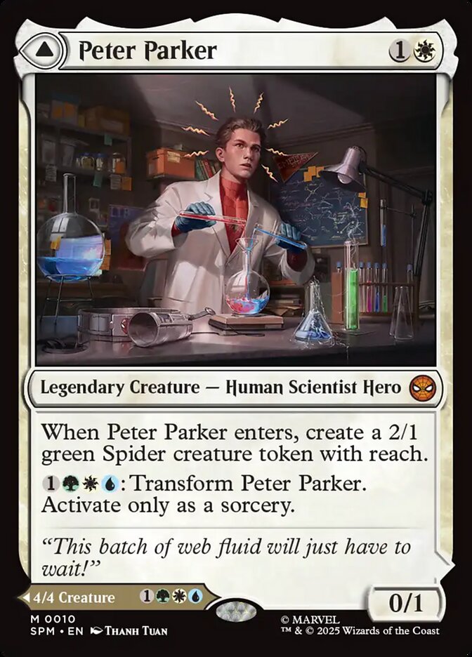 Peter Parker // Amazing Spider-Man, Marvel'S Spider-Man Card Art