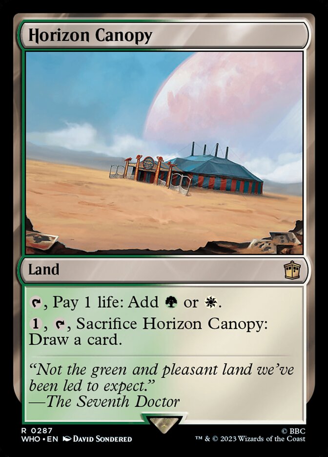 Horizon Canopy, Doctor Who Card Art