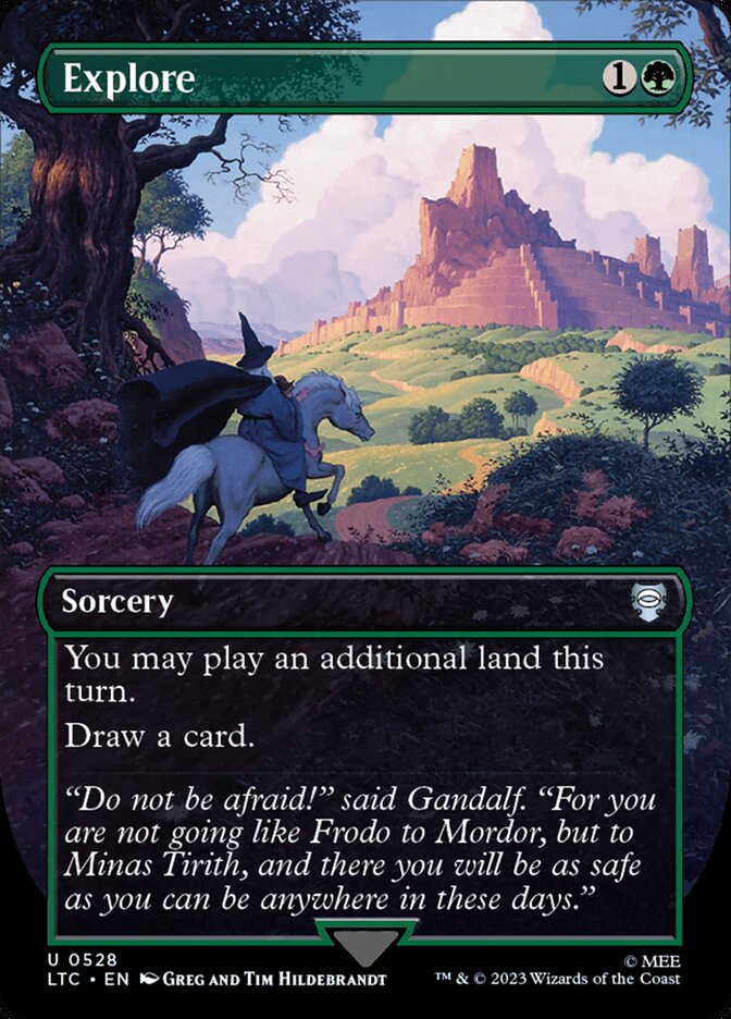 Explore, Tales Of Middle-Earth Commander Card Art