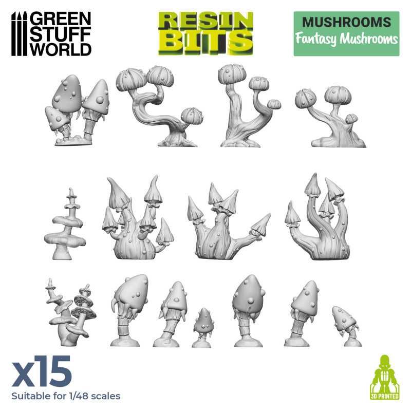 Green Stuff World - 15 Fantasy Mushrooms
