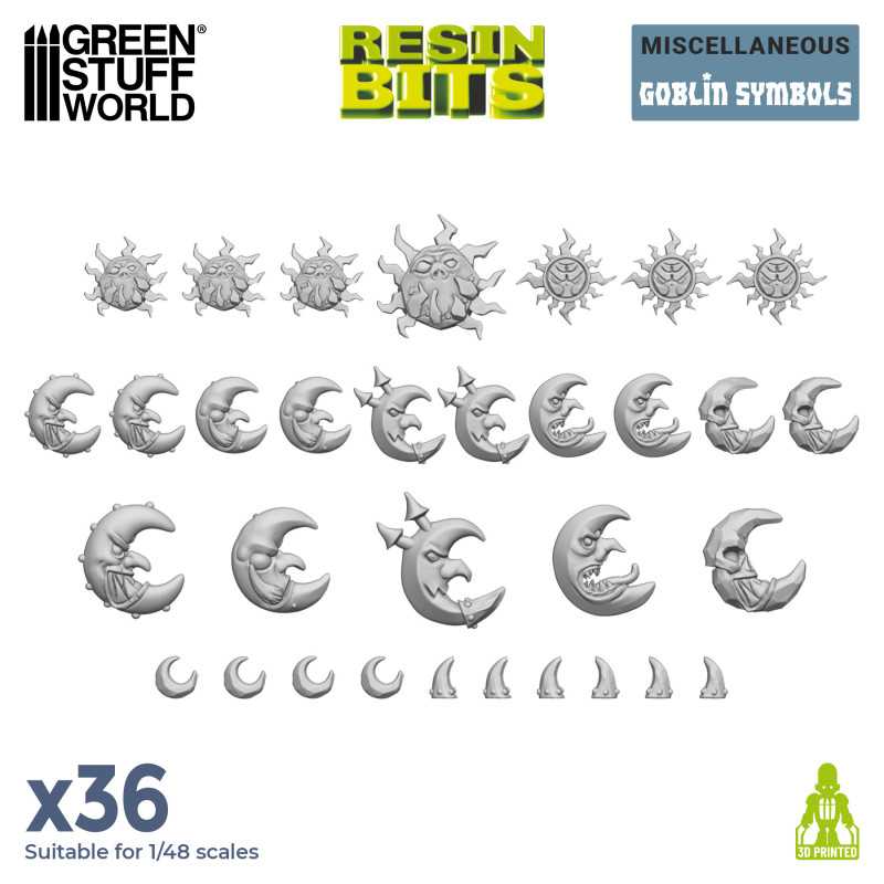 Green Stuff World - 36 Goblin Symbols