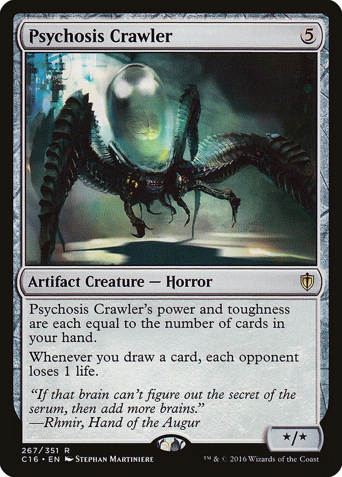 Psychosis Crawler, Commander 2016 Card Art
