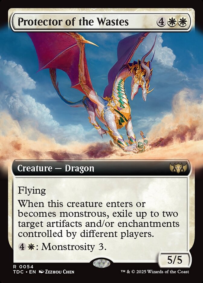 Protector of the Wastes, Tarkir: dragonstorm commander Card Art
