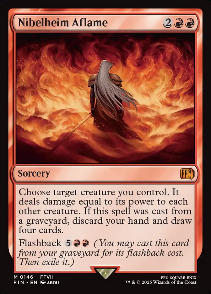 Nibelheim Aflame, Final fantasy Card Art