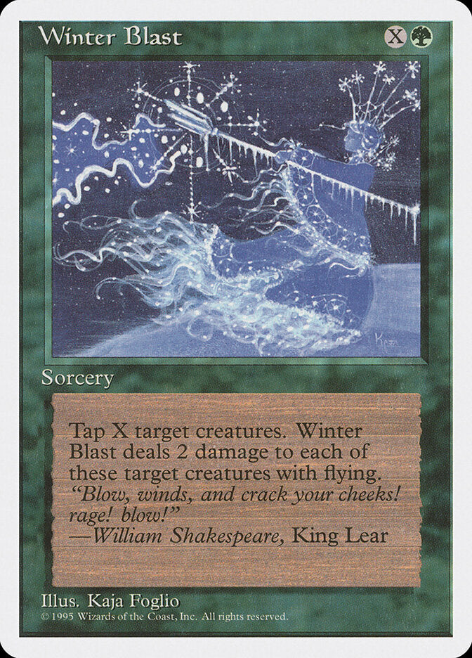 Winter Blast, Fourth Edition Card Art