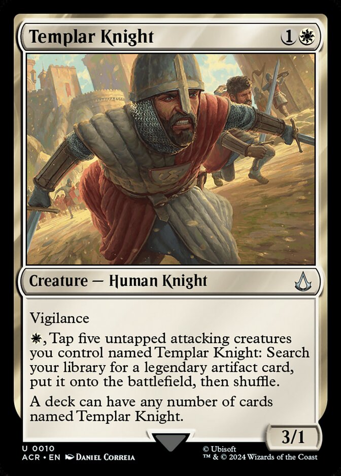 Templar Knight, Assassin's creed Card Art