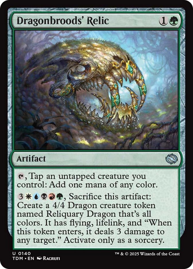 Dragonbroods' Relic, Tarkir: dragonstorm Card Art