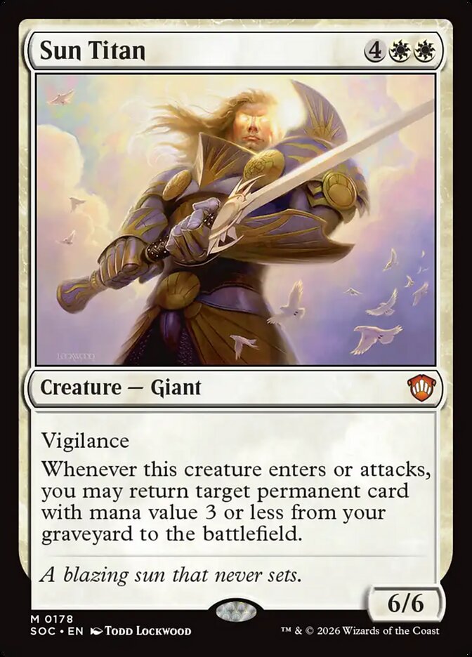 Sun Titan, Secrets Of Strixhaven Commander Card Art