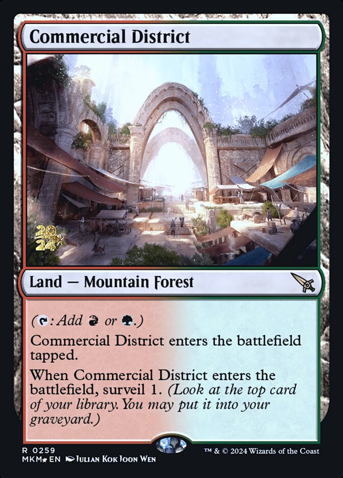 Commercial District, Murders at karlov manor promos Card Art
