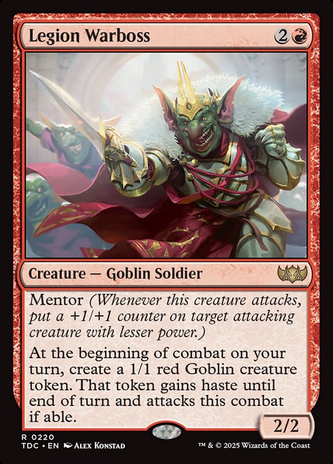 Legion Warboss, Tarkir: Dragonstorm Commander Card Art