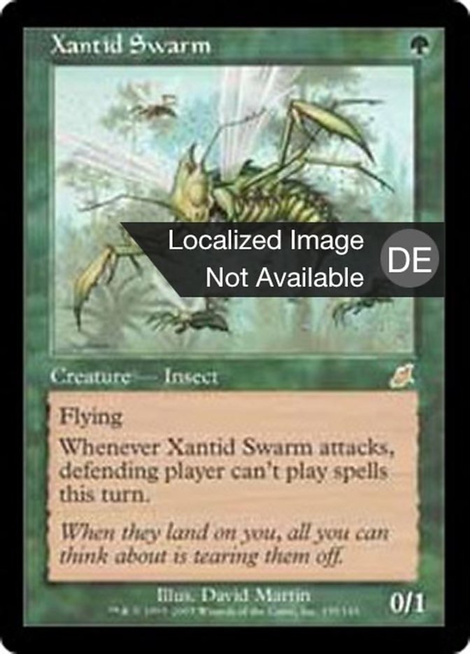 Xantid Swarm, Scourge Card Art