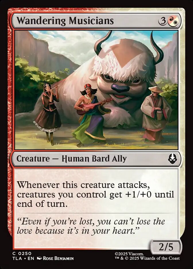 Wandering Musicians, Avatar: The Last Airbender Card Art